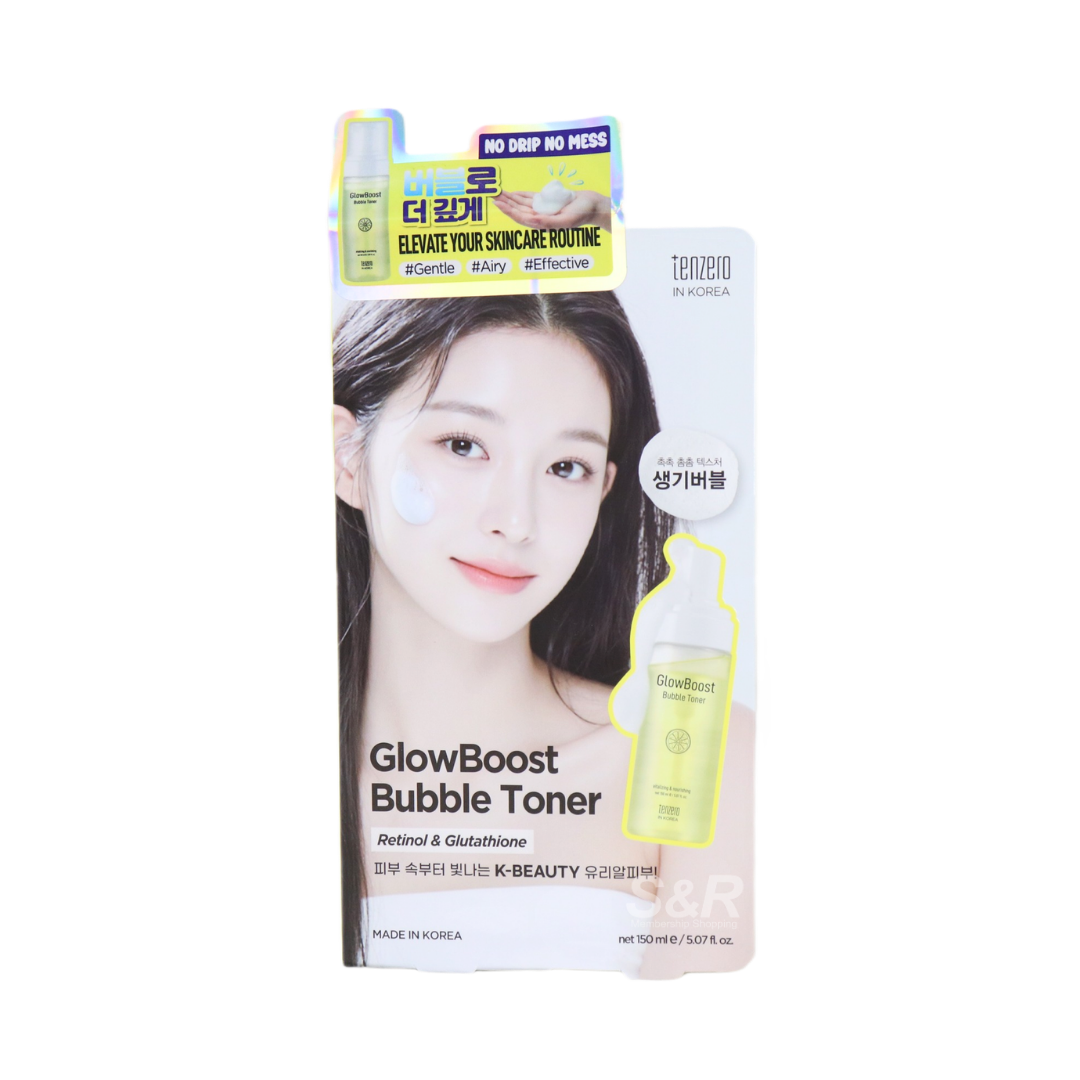 Tenzero GlowBoost Bubble Toner 140mL